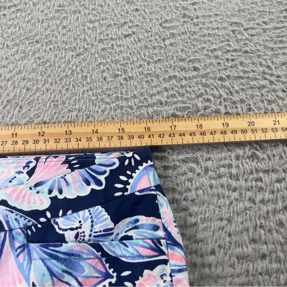 Lilly Pulitzer Kelly Pants Womens 10 Multicolor High Rise Skinny Ankle Preppy - Picture 4 of 10